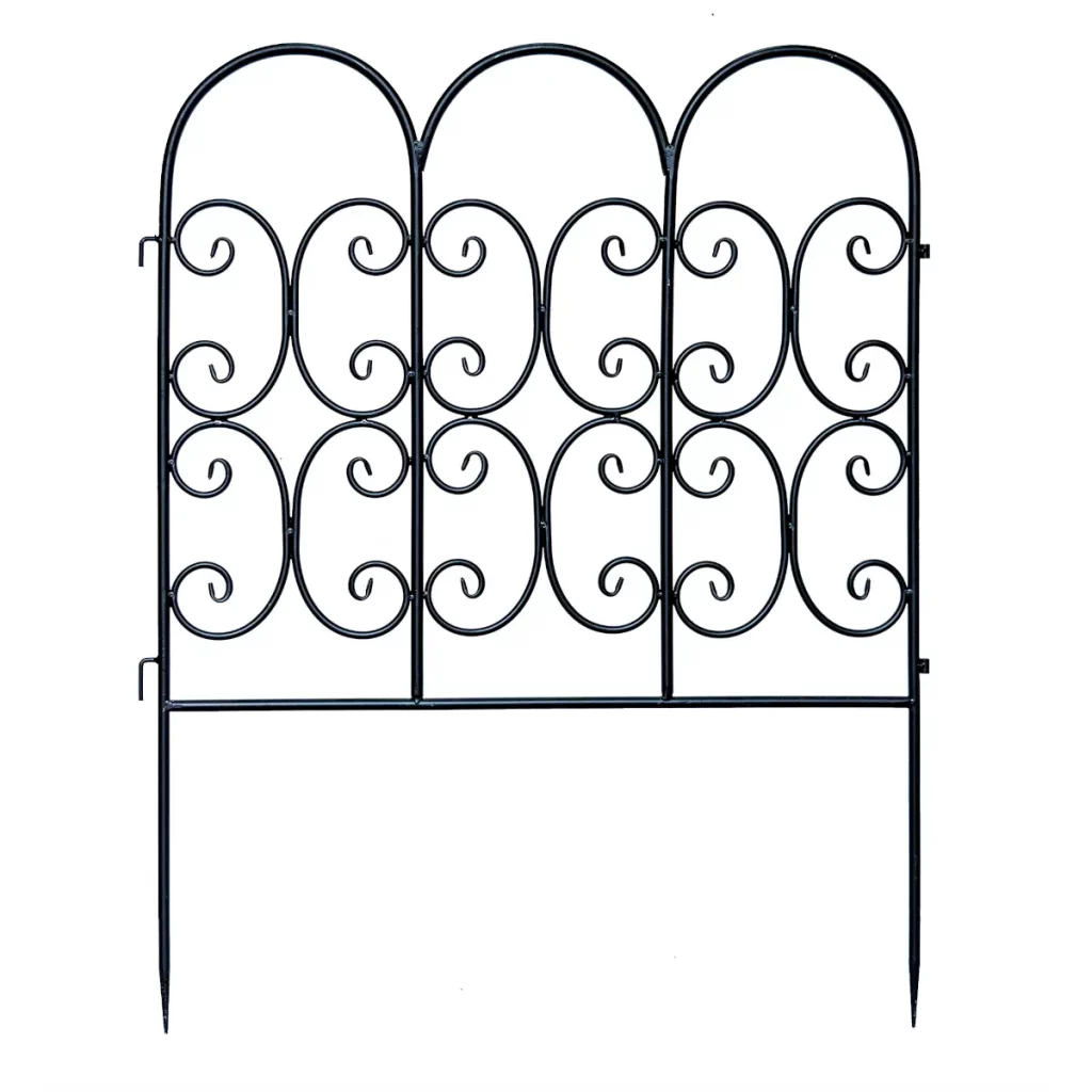 Garden border fence panel