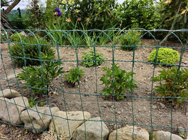 Wire plastic coated fence roll