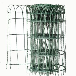 Wire fence roll, plastic coated