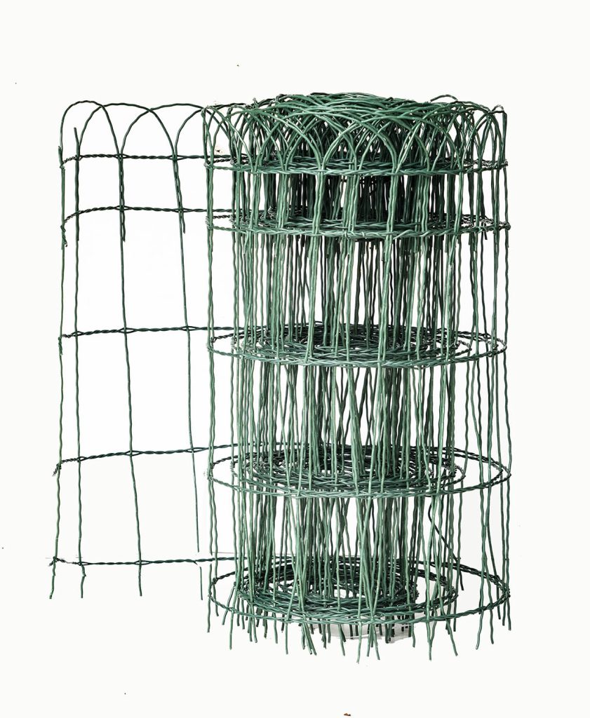 Wire fence roll, plastic coated